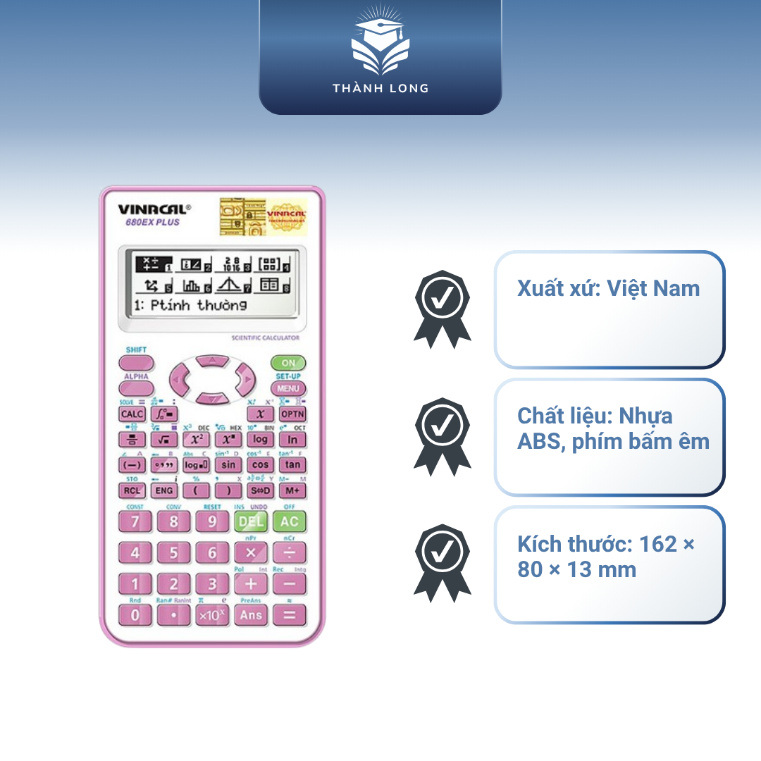 Máy tính Vinacal 680EX - Ảnh 3